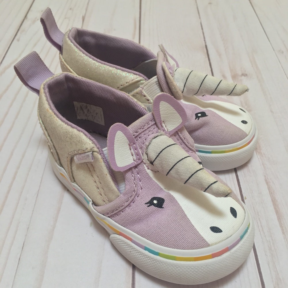 Toddler Unicorn Slip-on Vans